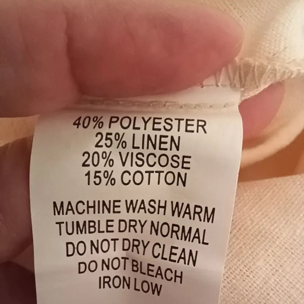 NWT Rebdolls linen blend romper 2X summer travel beach cruise vacation festival - Picture 15 of 15